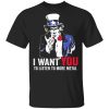 Hatewear Uncle Sam Metal I Want You To Listen To More Metal T-Shirts