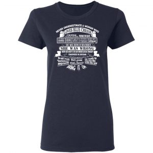 Never Underestimate A Woman Who Loves Blue Cheese And Was Born In November Shirt 19