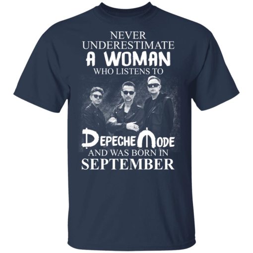 A Woman Who Listens To Depeche Mode And Was Born In September Shirt 3