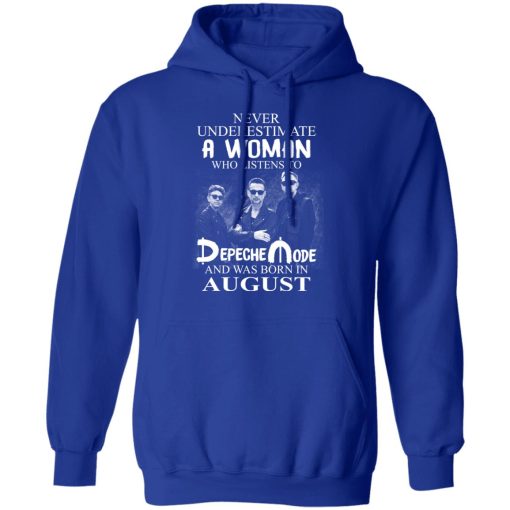 A Woman Who Listens To Depeche Mode And Was Born In August Shirt 13