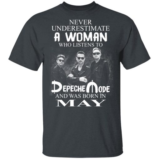 A Woman Who Listens To Depeche Mode And Was Born In May Shirt 2