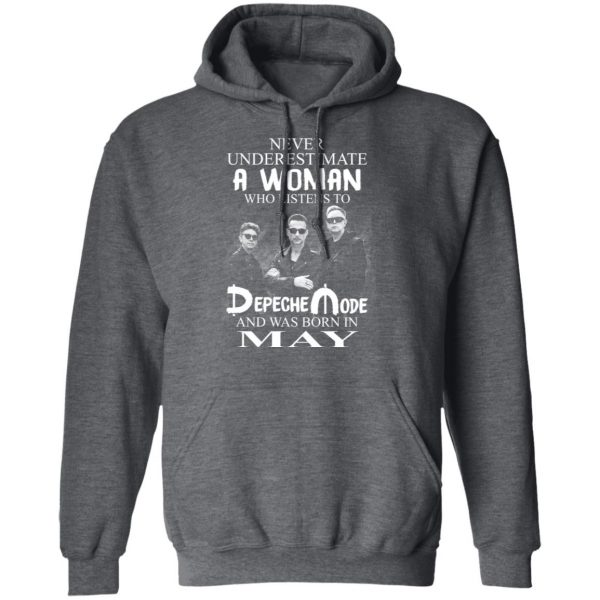 A Woman Who Listens To Depeche Mode And Was Born In May Shirt Depeche Mode 14