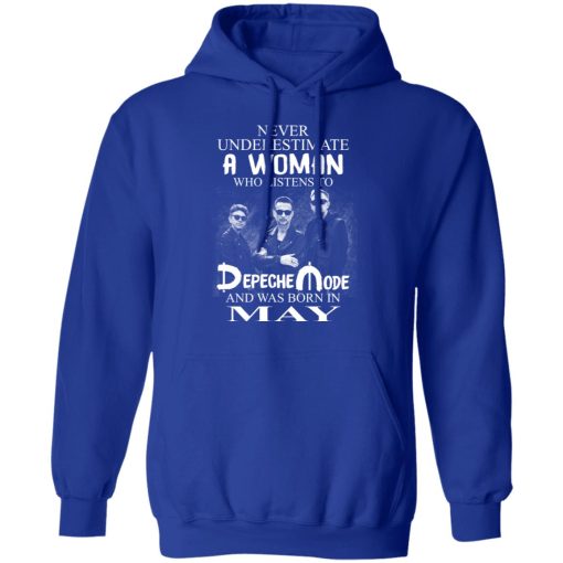 A Woman Who Listens To Depeche Mode And Was Born In May Shirt 13