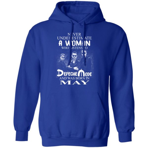 A Woman Who Listens To Depeche Mode And Was Born In May Shirt Depeche Mode 15