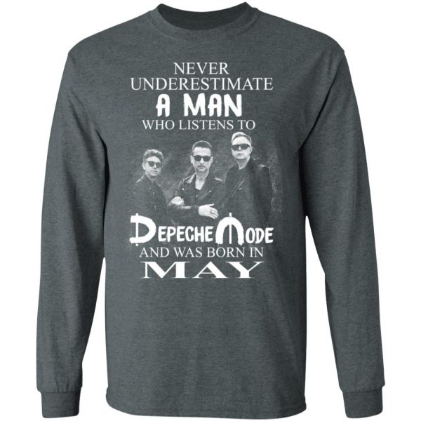 A Man Who Listens To Depeche Mode And Was Born In May Shirt Depeche Mode 8