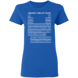 Periodic Table Of Tacos Shirt