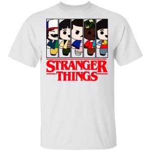 Stranger Things Cartoon Pattern Shirt Movie 2