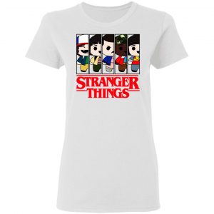 Stranger Things Cartoon Pattern Shirt 5