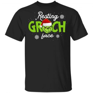 The Grinch Resting Grinch Face Shirt Grinch