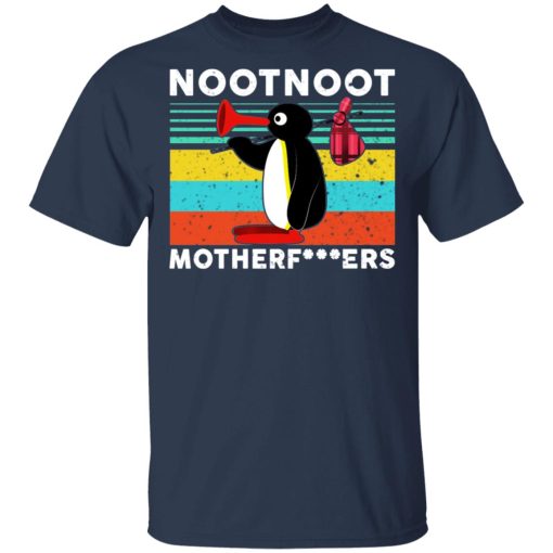 Pingu Noot Noot Motherfuckers Vintage Shirt - Image 3