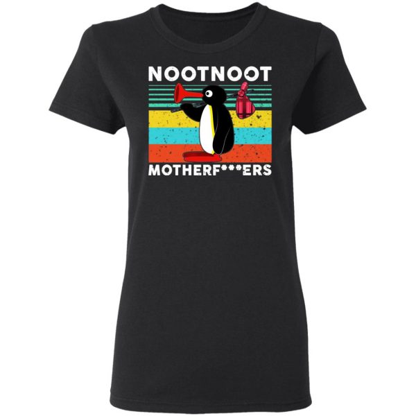 Pingu Noot Noot Motherfuckers Vintage Shirt 5