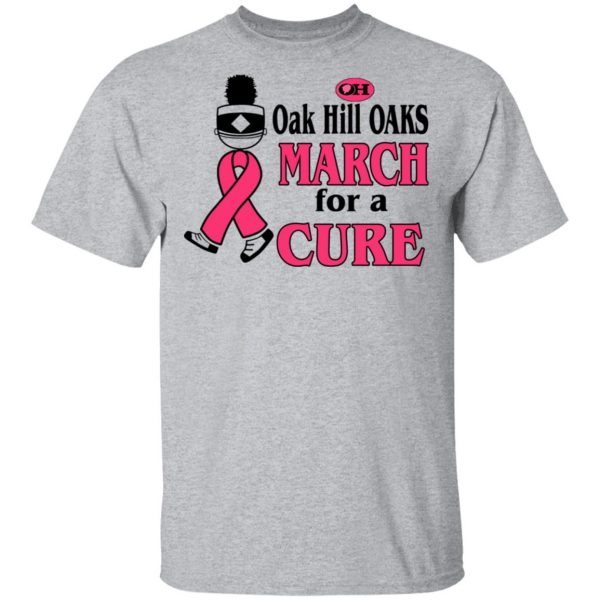 Oak Hill Oaks March For A Cure Shirt 3