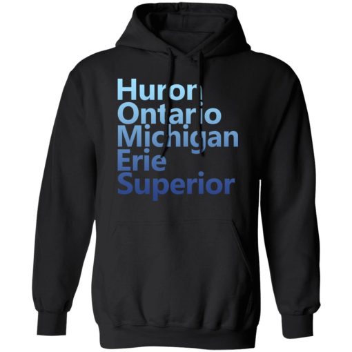 Huron Ontario Michigan Erie Superior Homes Shirt - Image 10