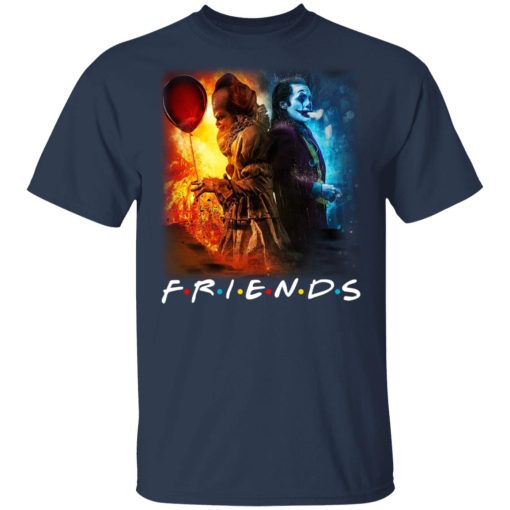 Joker And Pennywise Friends Shirt 3