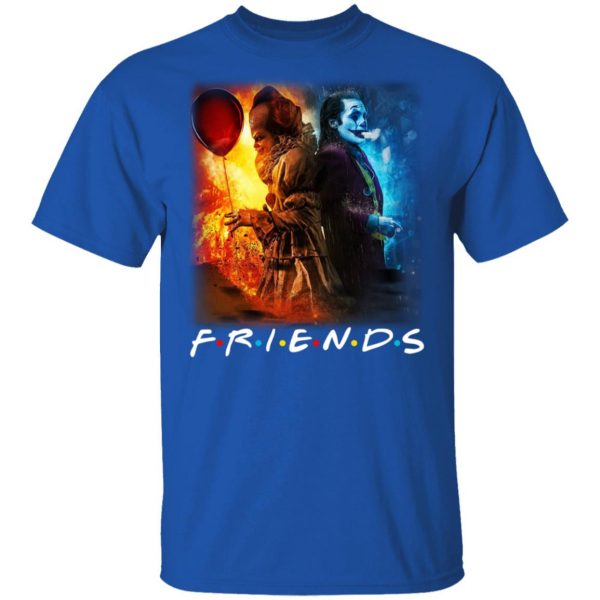Joker And Pennywise Friends Shirt 4