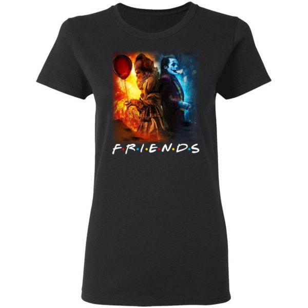 Joker And Pennywise Friends Shirt 5