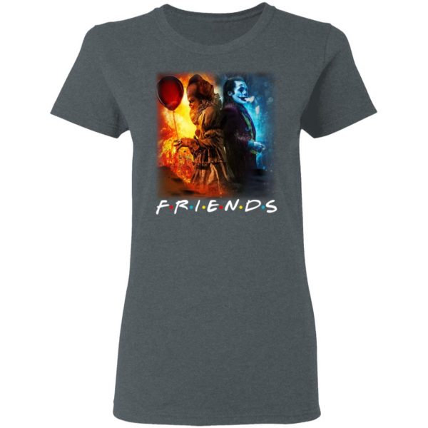 Joker And Pennywise Friends Shirt 6