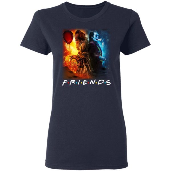 Joker And Pennywise Friends Shirt 7