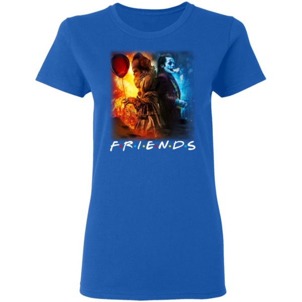 Joker And Pennywise Friends Shirt 8