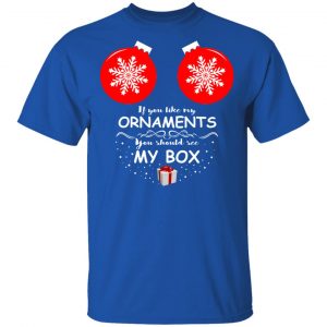 If You Like My Ornaments You Should See My Box Shirt 16