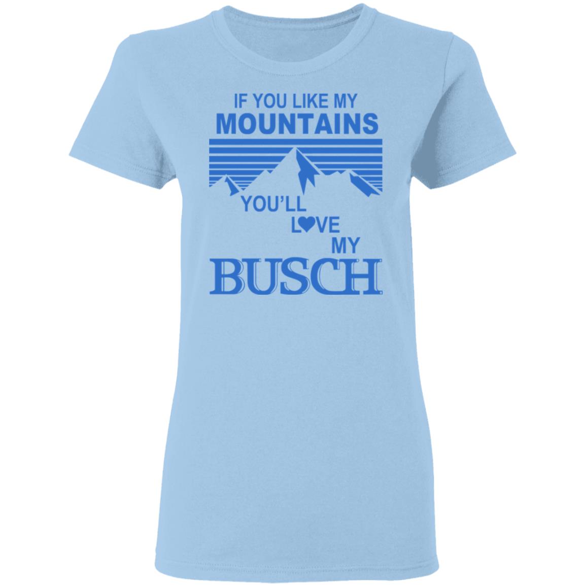 blues busch shirt