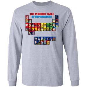 The Periodic Table Of Superheroes Shirt 18