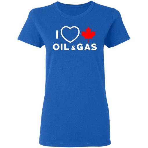 I Love Canadian Oil And Gas Shirt 8