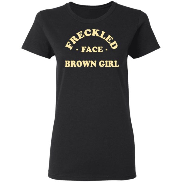 Freckled Face Brown Girl Shirt 5