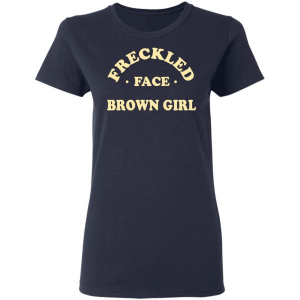 Freckled Face Brown Girl Shirt 7