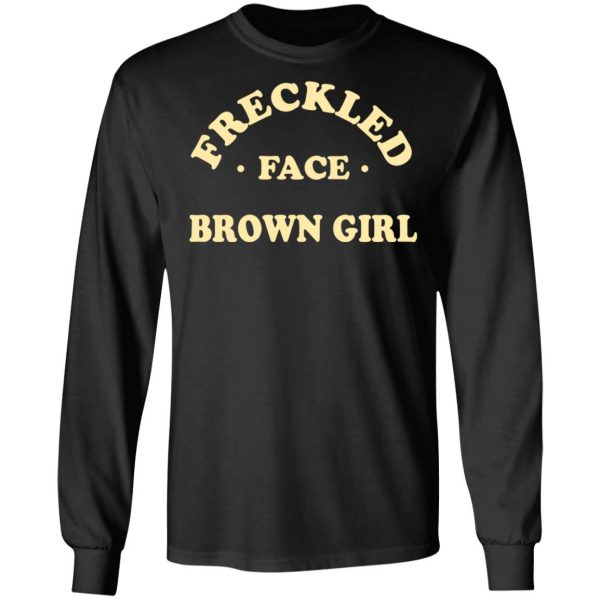 Freckled Face Brown Girl Shirt 9