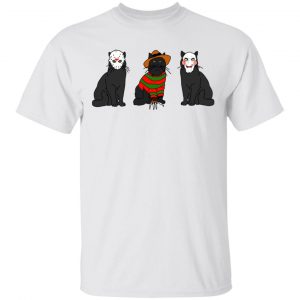 Funny Cat Shirt Parody Horror Movie Shirt Black Cat Gifts Shirt 13