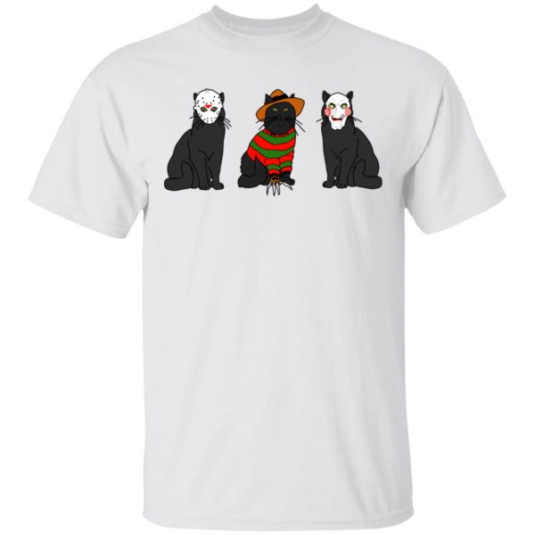 Funny Cat Shirt Parody Horror Movie Shirt Black Cat Gifts Shirt 2