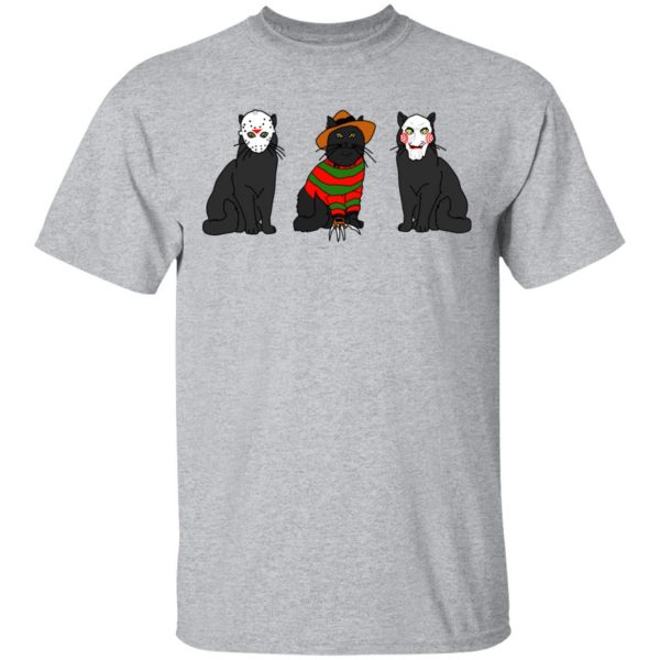 Funny Cat Shirt Parody Horror Movie Shirt Black Cat Gifts Shirt 3