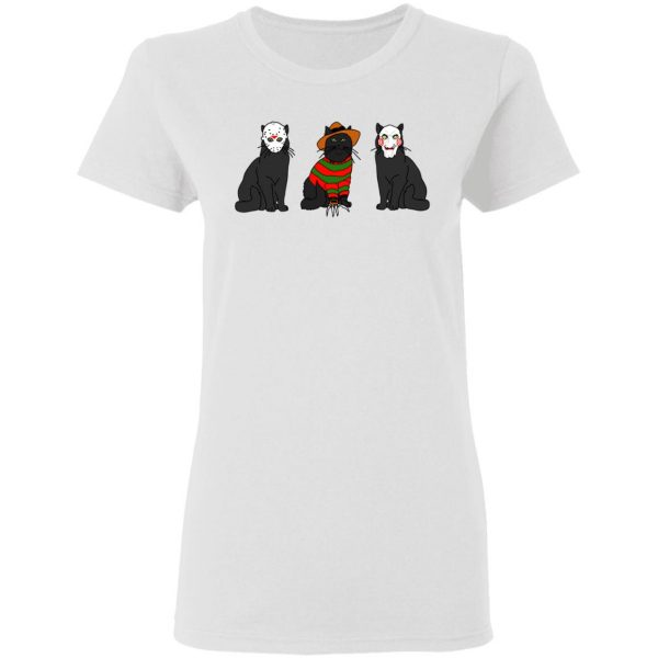 Funny Cat Shirt Parody Horror Movie Shirt Black Cat Gifts Shirt 5