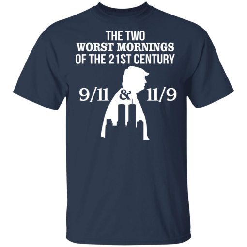 The Two Works The Mornings 9/11 & 11/9 Trump Shirt - Image 3