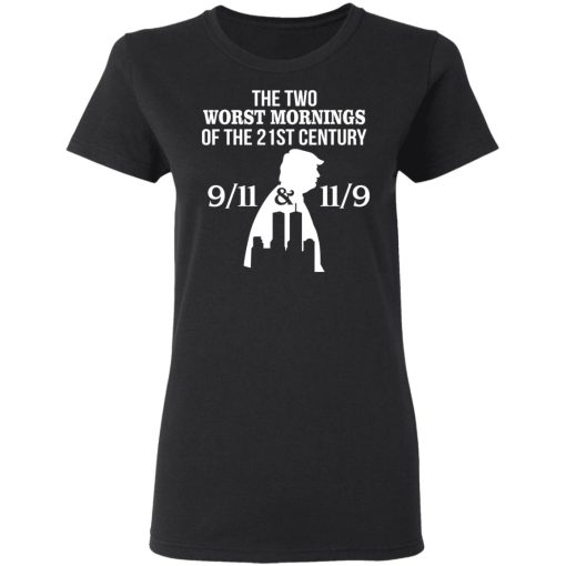 The Two Works The Mornings 9/11 & 11/9 Trump Shirt - Image 5