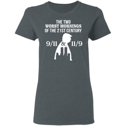 The Two Works The Mornings 9/11 & 11/9 Trump Shirt - Image 6