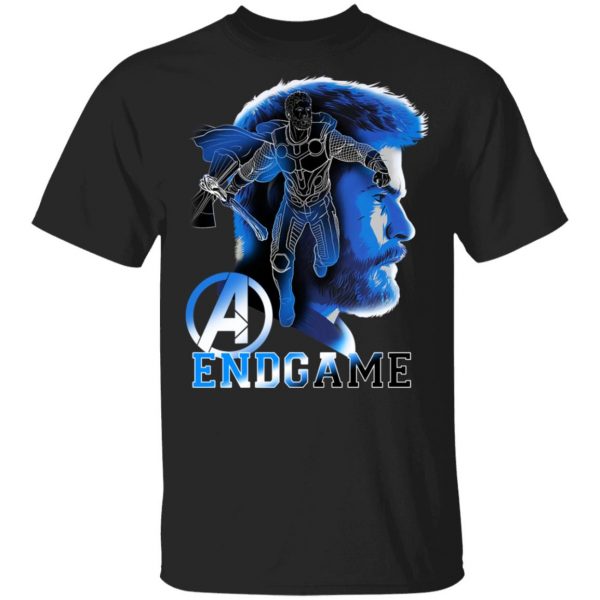 Marvel Avengers Endgame Thor Silhouette Poster Shirt 1