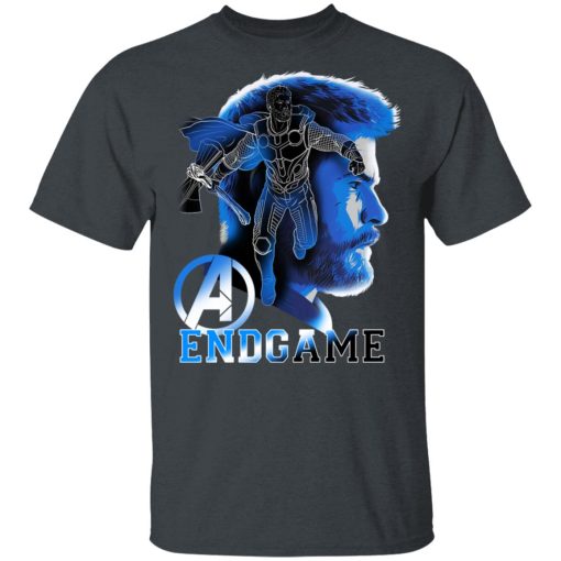 Marvel Avengers Endgame Thor Silhouette Poster Shirt - Image 2