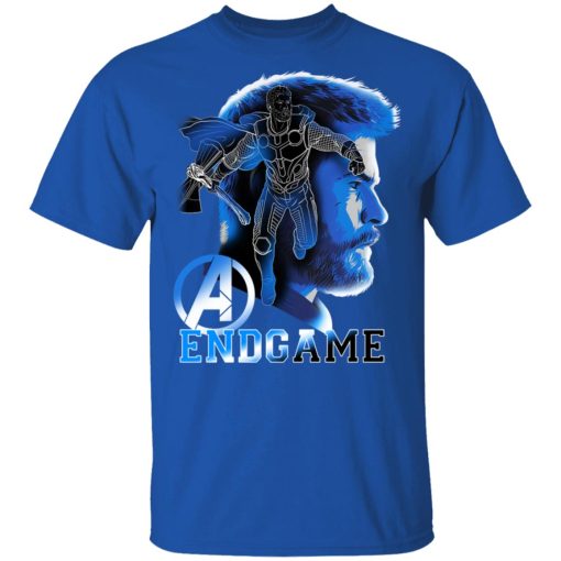 Marvel Avengers Endgame Thor Silhouette Poster Shirt - Image 4