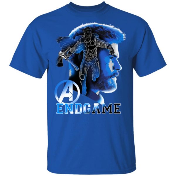Marvel Avengers Endgame Thor Silhouette Poster Shirt 4