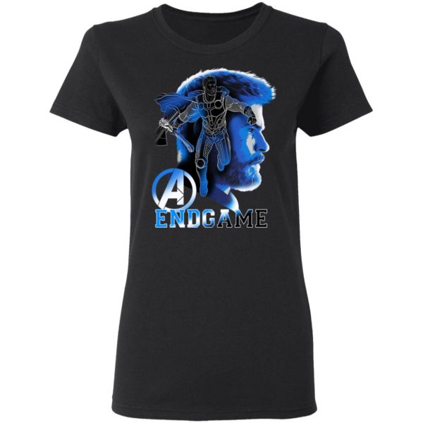 Marvel Avengers Endgame Thor Silhouette Poster Shirt 5