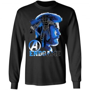 Marvel Avengers Endgame Thor Silhouette Poster Shirt 21