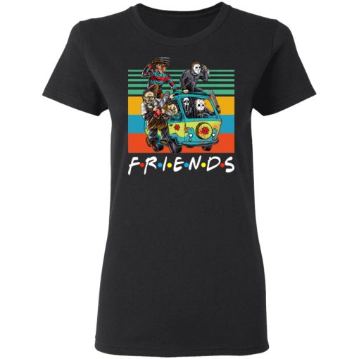 Halloween Friends Characters Horror Shirt 5