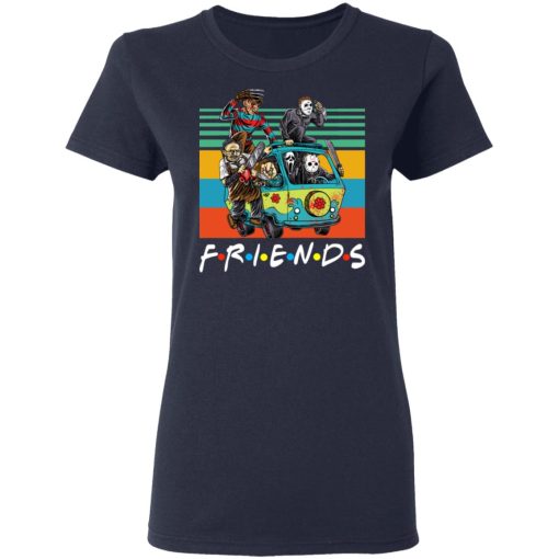 Halloween Friends Characters Horror Shirt 7