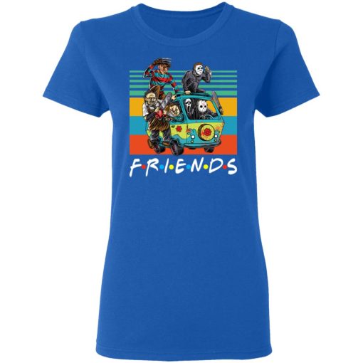 Halloween Friends Characters Horror Shirt 8