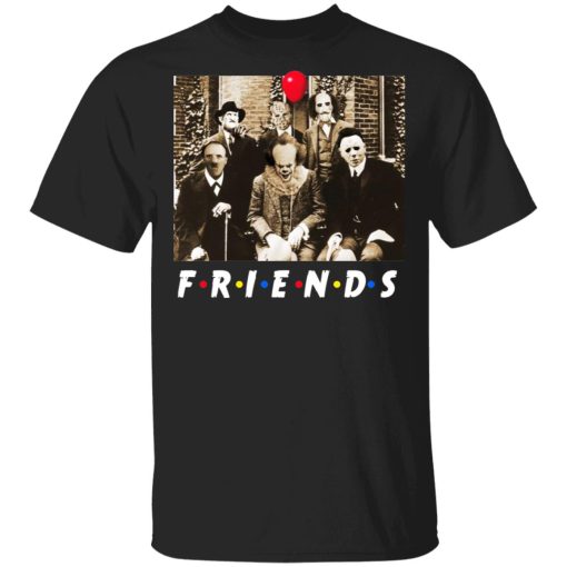 Friends Halloween Horror Team Scary Movies Costume Shirt 1