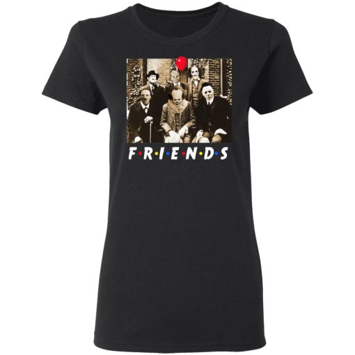 Friends Halloween Horror Team Scary Movies Costume Shirt 5