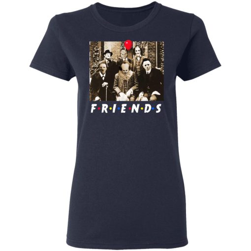 Friends Halloween Horror Team Scary Movies Costume Shirt 7