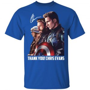 Captain America Thank You Chris Evans Signature Shirt 16